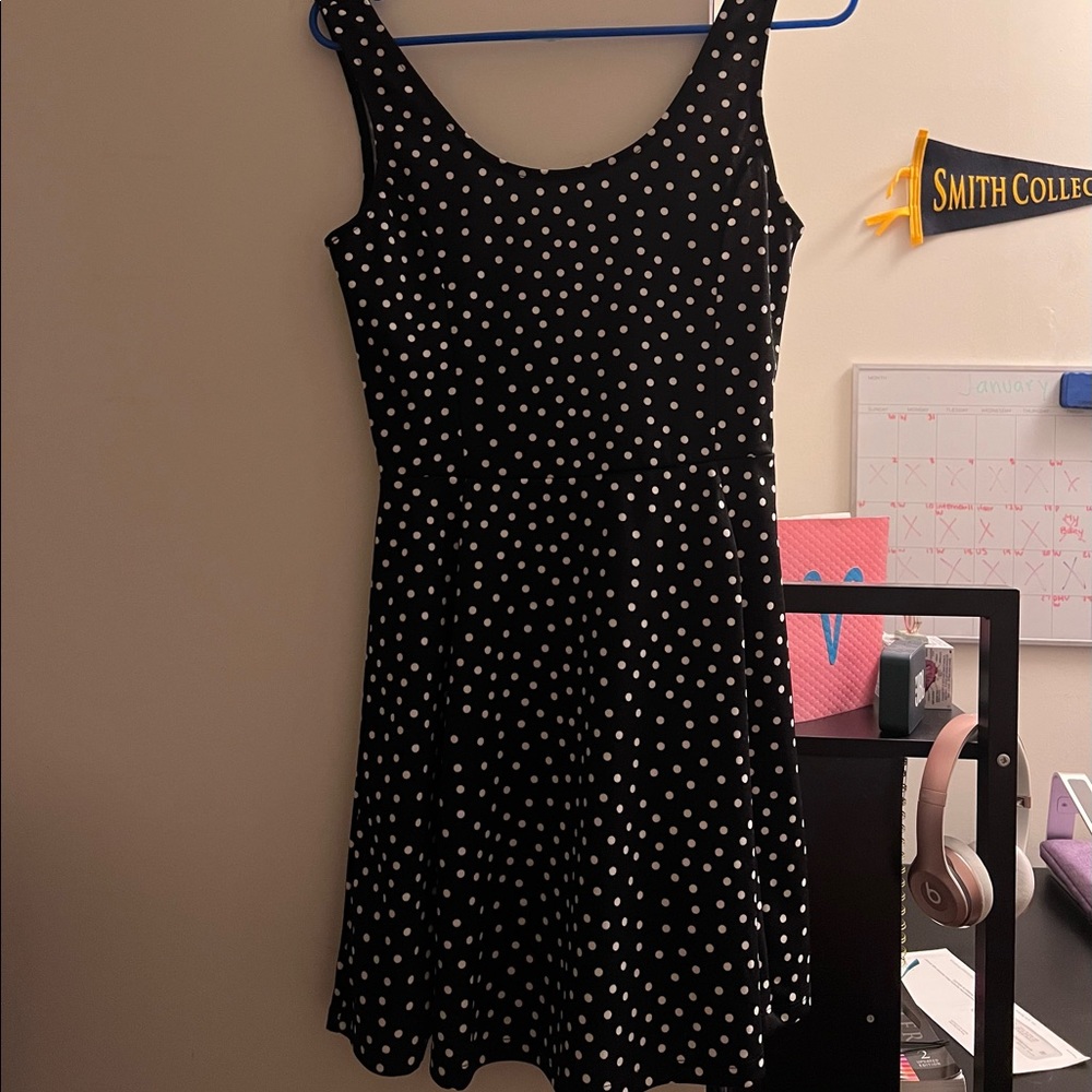 Black Polka Dot Dress